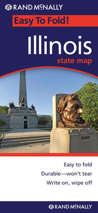 Buy map Illinois, Easy to Fold by Rand McNally