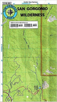 Buy map San Gorgonio Wilderness, California by Tom Harrison Maps