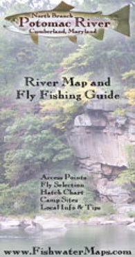 Buy map North Branch Potomac River MD River Map and Fly Fishing Guide