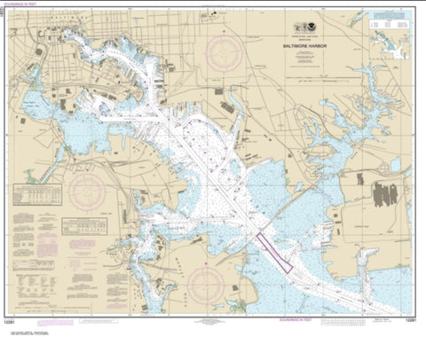 Buy map Baltimore Harbor (12281-55) by NOAA