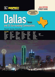 Buy map Dallas, Texas, Atlas, with 55 Surrounding Communities by Kappa Map Group