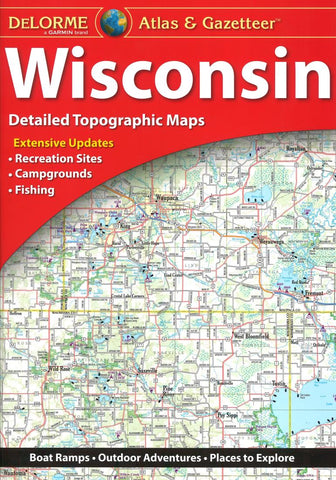 Buy map Wisconsin, Atlas and Gazetteer by DeLorme