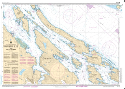 Buy map North Pender Island to/a Thetis Island by Canadian Hydrographic Service