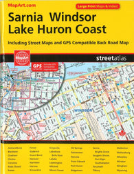 Buy map Sarnia, Windsor & Lake Huron Coast Street Atlas by Canadian Cartographics Corporation