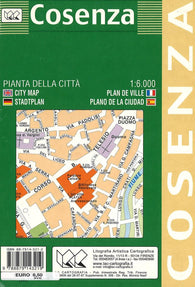 Buy map Cosenza City Map
