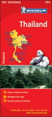 Buy map Thailand (751) by Michelin Maps and Guides