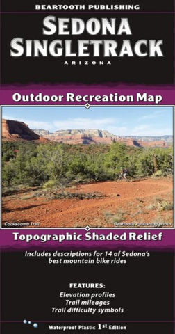 Buy map Sedona Singletrack, AZ by Beartooth Publishing
