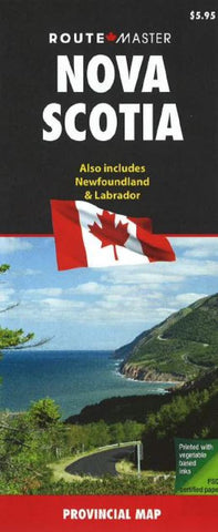 Buy map Nova Scotia and Newfoundland/Labrador by Route Master