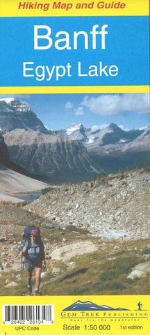 Buy map Banff, Egypt Lake Hiking Map and Guide by Gem Trek