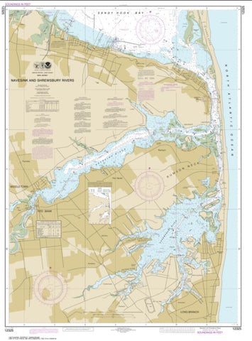 Buy map Navesink And Shrewsbury Rivers (12325-5) by NOAA