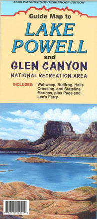 Buy map Waterproof Guide map to : Lake Powell and Glen Canyon : national recreation area