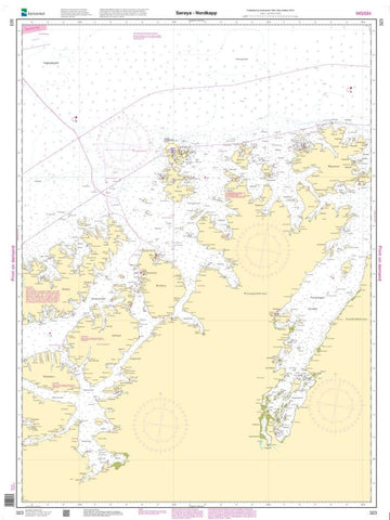 Buy map FRA SØRØYA TIL NORDKAPP (323) by Kartverket