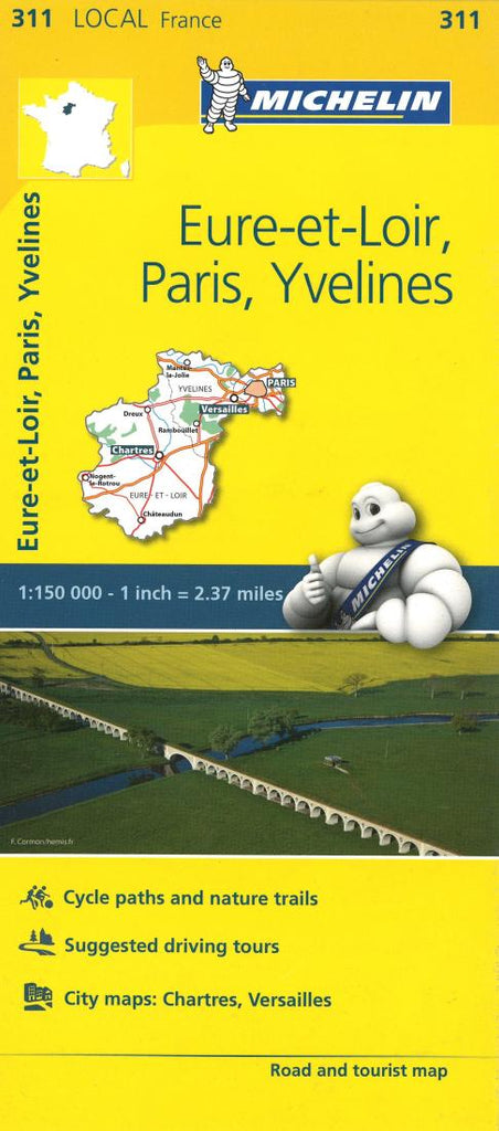 Buy map: Michelin: Eure Et Loir, Paris, Yvelines, France Road and ...