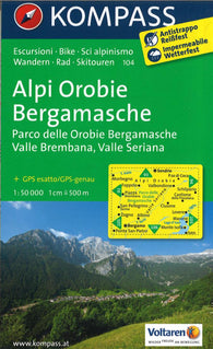 Buy map Alpi Orobie Bergamasche Hiking Map