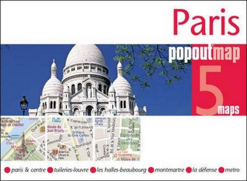 Buy map Paris, France, PopOut Map by PopOut Products