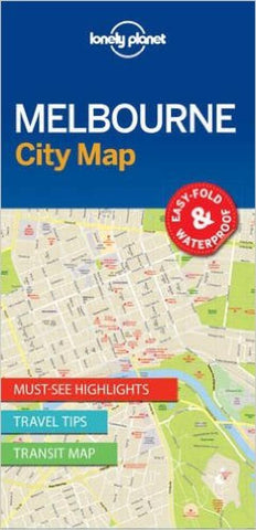 Buy map Melbourne, Australia, City Map by Lonely Planet Publications