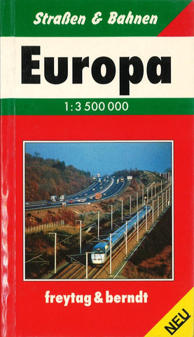 Buy map Europe, Pocket Road Atlas (German edition) by Freytag-Berndt und Artaria