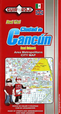 Buy map Cancun, Mexico, Metropolitan Area by Guia Roji