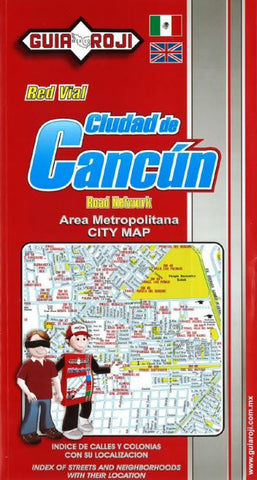 Buy map Cancun, Mexico, Metropolitan Area by Guia Roji
