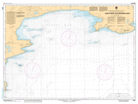 Buy map North Head to/a Moraine Point by Canadian Hydrographic Service