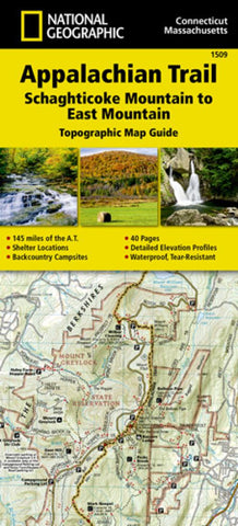 Buy map Appalachian Trail - Schaghticoke Mountain to East Mountain - CT, MA