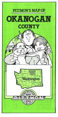 Buy map Okanogan County, Washington by Pittmon Map Company