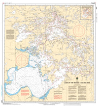Buy map Lake of the Woods/Lac des Bois by Canadian Hydrographic Service