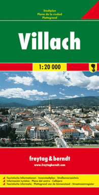 Buy map Villach, Austria by Freytag-Berndt und Artaria