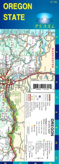 Buy map Oregon, Pearl Map, laminated, with Portland inset by GM Johnson