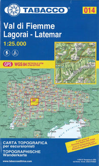 Buy map Val di Fiemme - Lagorai - Latemar Topographical Hiking Map