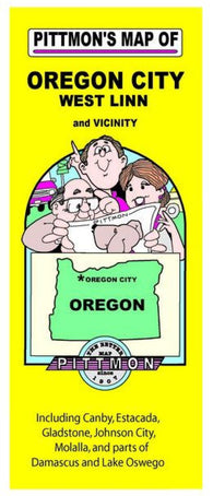 Buy map Oregon City, Oregon Vicinity by Pittmon Map Company
