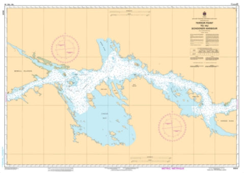 Buy map Terror Point to/au Schooner Harbour by Canadian Hydrographic Service