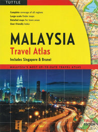 Buy map Malaysia Travel Atlas by Periplus Editions, Tuttle