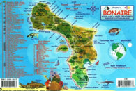 Buy map Caribbean Fish Card, Bonaire 2010 by Frankos Maps Ltd.