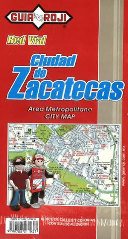 Buy map Zacatecas, Mexico by Guia Roji