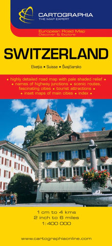 Buy map Switzerland Road Map