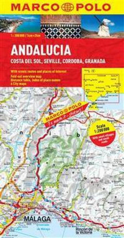 Buy map Andalucia, Spain by Marco Polo Travel Publishing Ltd