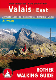 Buy map Valais, East, Walking Guide by Rother Walking Guide, Bergverlag Rudolf Rother