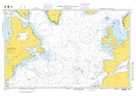 Buy map North Atlantic Ocean - Northern Part (NGA-11-2) by National Geospatial-Intelligence Agency