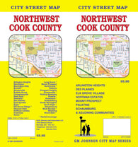 Buy map Cook County, Northwest, Illinois by GM Johnson