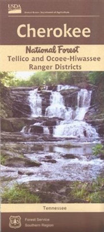 Buy map Cherokee National Forest (South) - Tellico and Ocoee-Hiwassee Ranger Districts Map