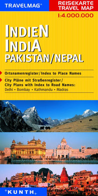 Buy map India, Pakistan, and Nepal by Kunth Verlag