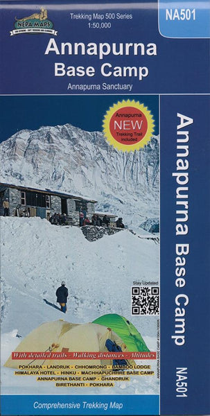 Buy map Annapurna Base Camp Comprehensive Trekking Map