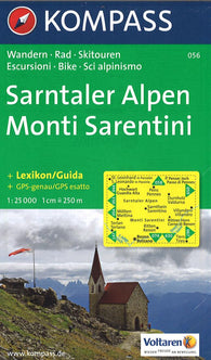 Buy map Sarntaler Alpen = Monti Sarentini