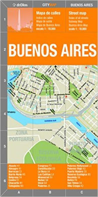 Buy map Buenos Aires, Argentina by deDios