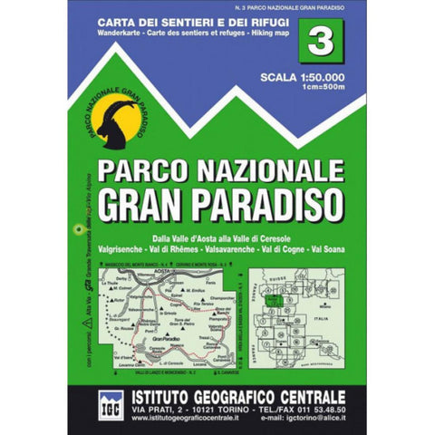 Buy map Il Parco Nazionale del Gran Paradiso Hiking Map