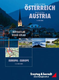 Buy map Austria + Europe, Road Atlas by Freytag-Berndt und Artaria