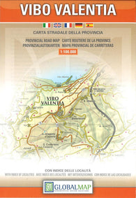 Buy map Vibo Valentia Province, Italy by Litografia Artistica Cartografica