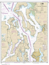 Buy map Puget Sound-northern part (18441-47) by NOAA