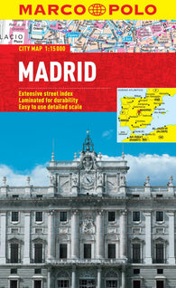 Buy map Madrid, Spain by Marco Polo Travel Publishing Ltd
